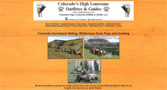 Desktop Screenshot of cohighlonesome.com